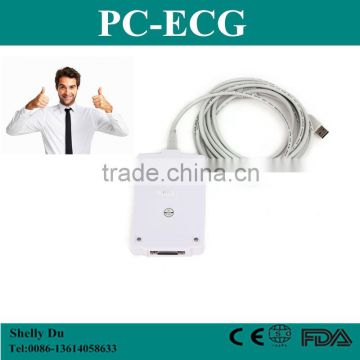 CE&ISO Approved High Quality 12-lead Resting PC Based ECG Machine System+CardioScape-Shelly