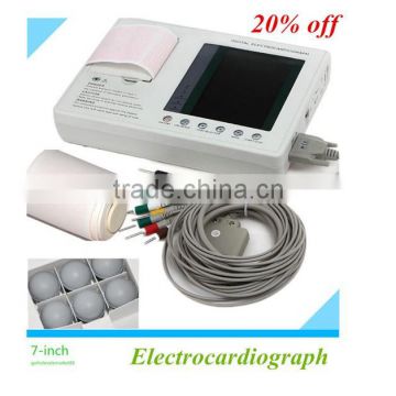 ECG Machine Digital 3 channel Color Electrocardiograph EKG-903A3