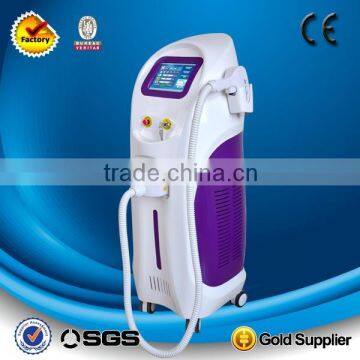 Portable Vertical Laser Diode 808nm / Big Spot Laser Hair Removal Machine Salon