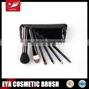 6pcs Gift facial makeup brush set,MOQ and OEM Orders are Welcomed