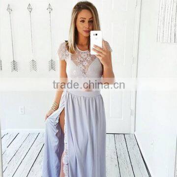 Bonvatt Short Sleeve High Neckline Latest Lace Dresses Fashion Dresses photo-2