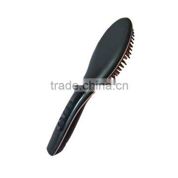 3D Ceramic Fast Heater Electric Hair Straightener Brush For Curling Change Hair Straight photo-3