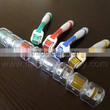 Manufacturer 540 Needles 4 Colors Replaceable Heads Led Vibration Derma Roller photo-6