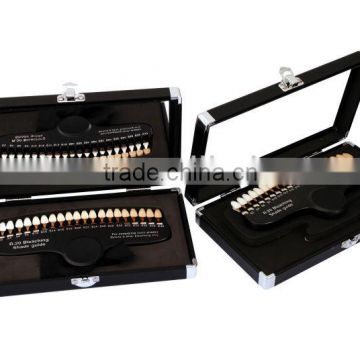 Hot Sale Teeth Whitening Shade Guide with Aluminum Case