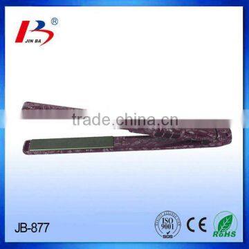 JB-877 Professional super long Hair iron with 3D water transfer paint