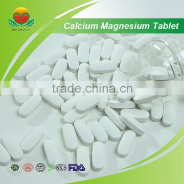 Competitive Price GMP Certificate Calcium & Magnesium Tablet