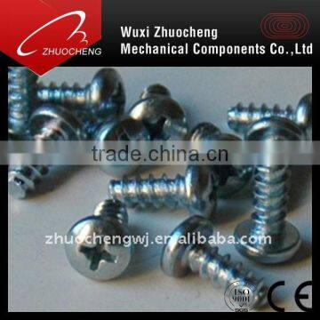 zinc plated trilobular thread machine screw