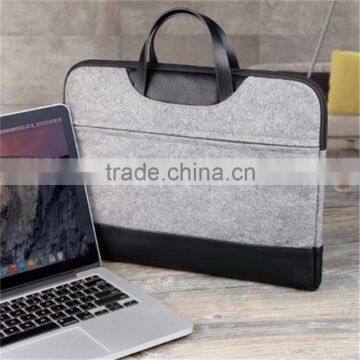 High Quality Wholesale Fashion Felt Promotional Laptop Bag