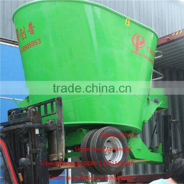 Electric Power Mobile Animal Feed Mill Mixer