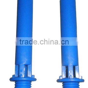 plastic cleaning candle head for milking cup unit or milk shell unit