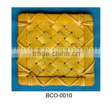 Bamboo coaster From Vietnam (july@etopvietnam.com)