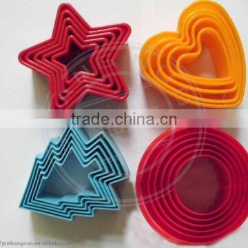 Different Size Colorful Coating cake mould set