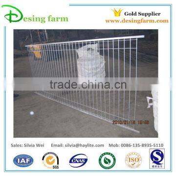 Hot dip galvanized removable pool fence