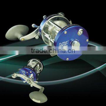 All brass gear one-way clutch bearing trolling fishing reel