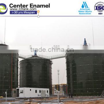 Glass-Fused-to-Steel Bolted Storage Tanks for Biogas Plant