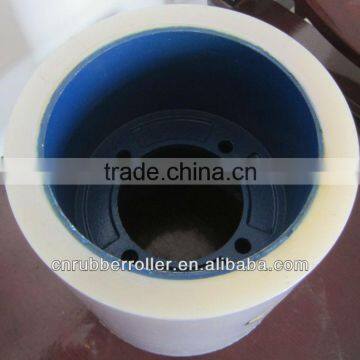 White 8 Inch Iron Rice Mill Rubber Roller