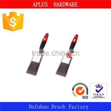 low price innovative synthetic fiber paint brush with rubber handle