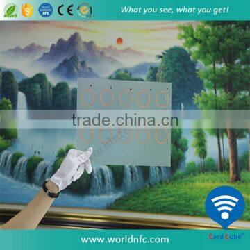Raw Material Transparent RFID Smart Card Inlay With Layout 3*8 photo-4