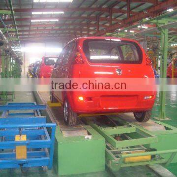 electronics assembly for car production line