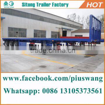 Hot-selling Inexpensive 20ft 40ft Container Semi-trailer High Quality Tanzania Used Flatbed Trailer for Sale photo-5
