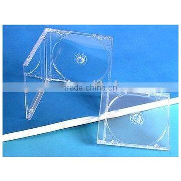 10.4mm transparent CD case with single packed