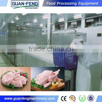 Food processing machinery fast freezing machine tunnel freezer