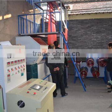 Making Price Blown Winding Tearing Hdpe Hot Split Film Machine photo-2