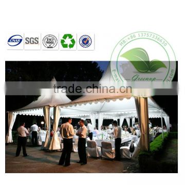 Custom High Quality Large White PVC Coated Fabric Party Tent/Pagoda Wedding Tent/Outdoor Prefab House