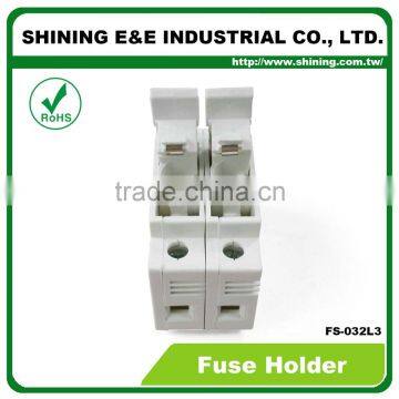 FS-032L3 Rail Mounted Cartridge Type AC DC 600V 32A Fuse Holder photo-5
