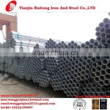 q345 round galvanized and black carbon steel pipe /tube