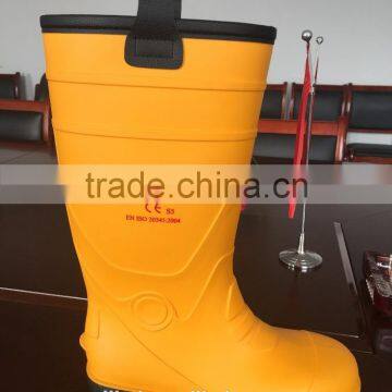 Classical furing lining wellington Safety boots pvc winter work boots