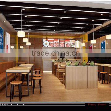 3D Architecture Rendering For Commercial Chain Restaurant