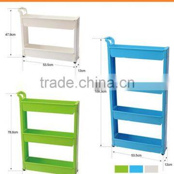 Gap Storage Slim Slide Out Storage Tower Rack Shelf With Wheels 3 to 5 Tier photo-6