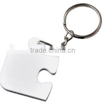 Personality Polymer Puzzle Keychain For Photo Printing