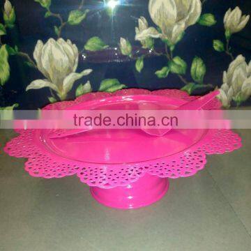 POWDER COATED METAL WEDDING CAKE STAND photo-2