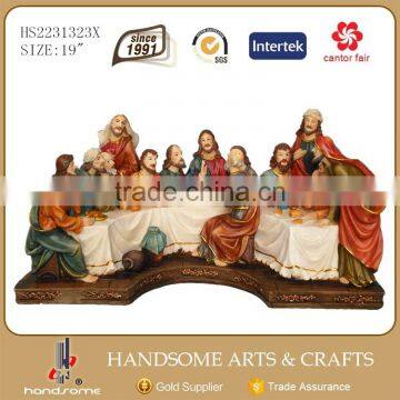 20 Inch Resin Religious Items Home Decoration Last Supper Wall Hanging photo-2