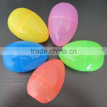 plastic easter egg shape container