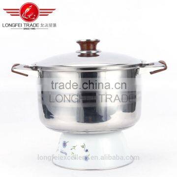 2016 Large Stainless Steel Bright Color Cookware Set Stainless Steel Soup Pot photo-2