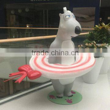 Fiberglass Bear Statue With Lollipop photo-2