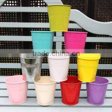 color mini metal bucket