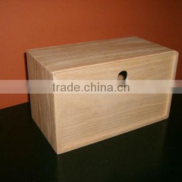 eco-friendly carved wooden tissue box wholesale