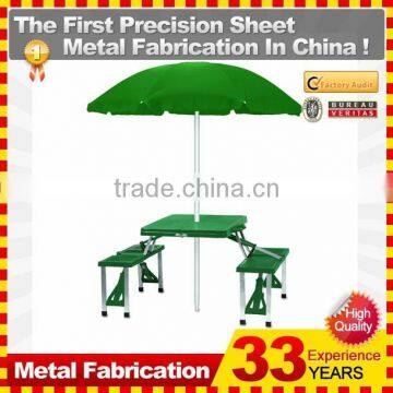Portable Folding Table Tops Picnic Camping Outdoor Plastic Aluminum Sheet Dining 4 Chairs/Benches photo-4