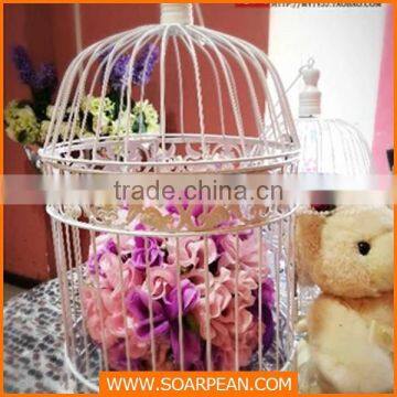 Antique flower iron bird cage for sales