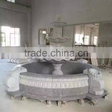 Natural G9402 Grey Granite Garden Fountain