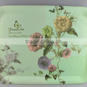 Beauty Flower Melamine trays