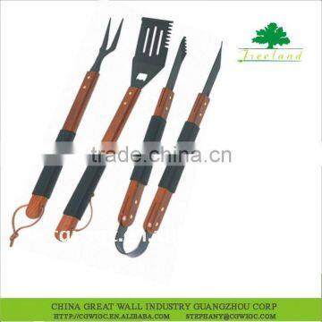 3 pcs rubber wooden bbq tools