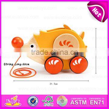 2016 New Design Kids Wooden Animal Car Toy,cute Baby Wooden Animal Car Toy,most Fashion Wooden Animal Car Toy W05B091 photo-2