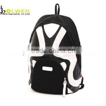 2013 special style school backpack for teen-agers with canvas