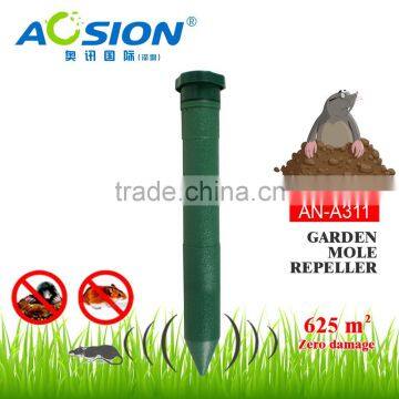 Garden environment friendly rat control pest repellent with sound and shock