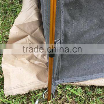 Double Swag Dome Tent With Aluminium Poles for Camping Fishing Canvas Hoop photo-3